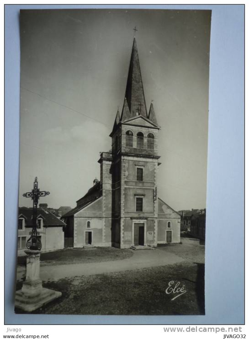 PONTACQ  :  L'EGLISE  -  Carte  SM