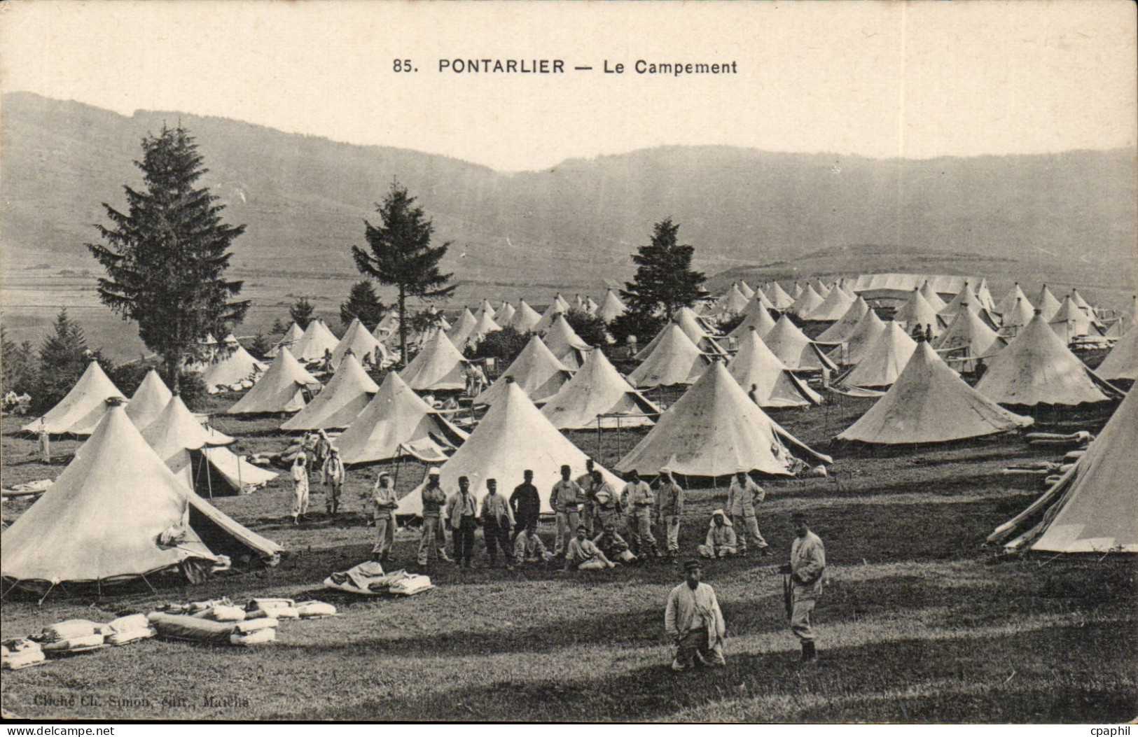 Pontarlier - Le Campement - CPA