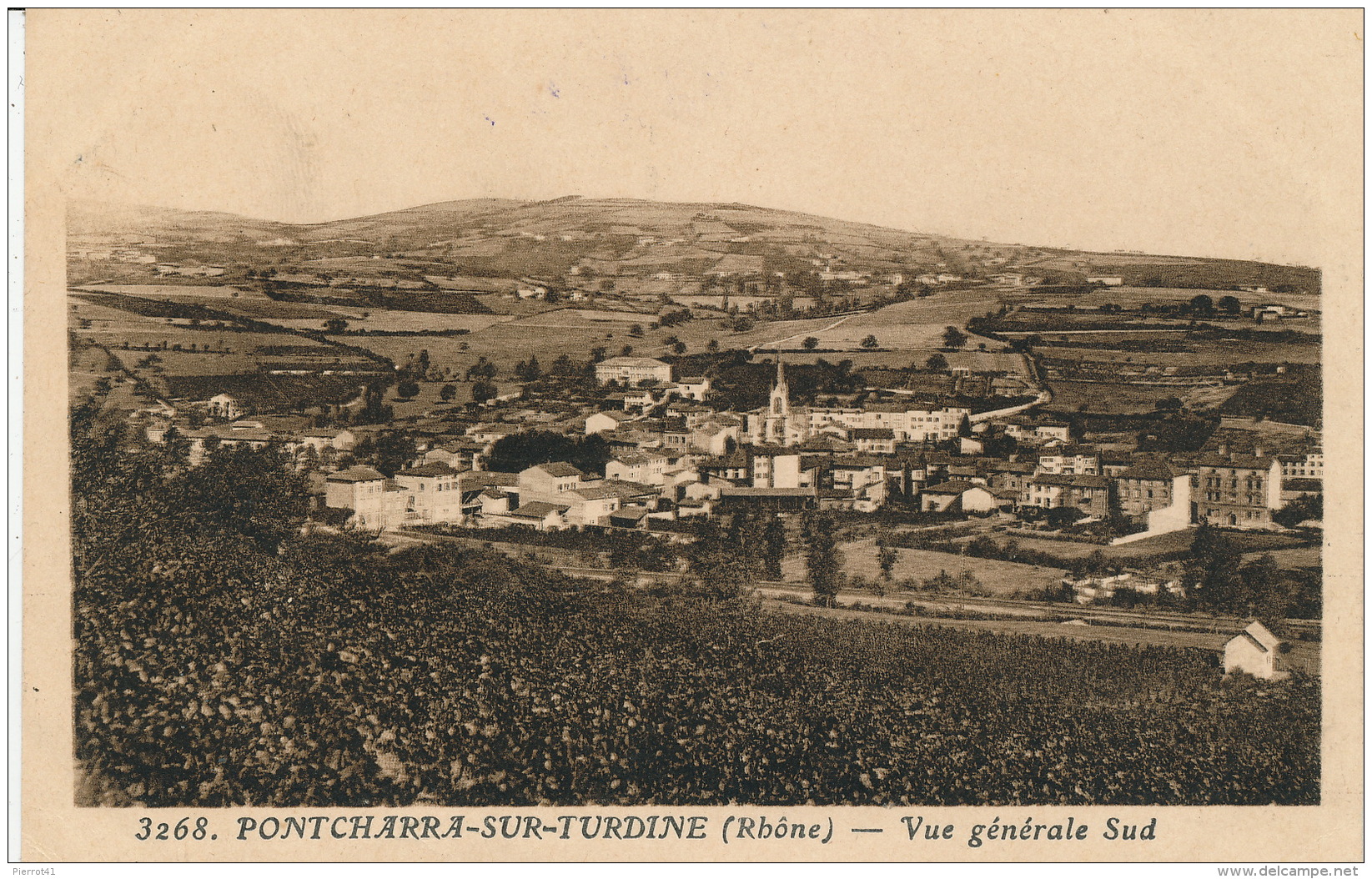 PONTCHARRA SUR TURDINE - Vue générale sud