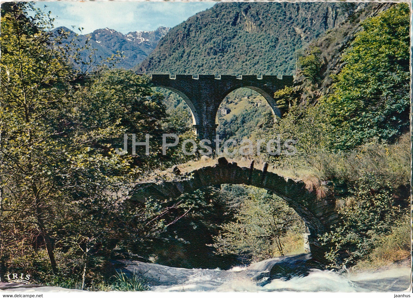 Ponte Vecchio e nuovo - Valle Onsernone - 751 - Switzerland - unused