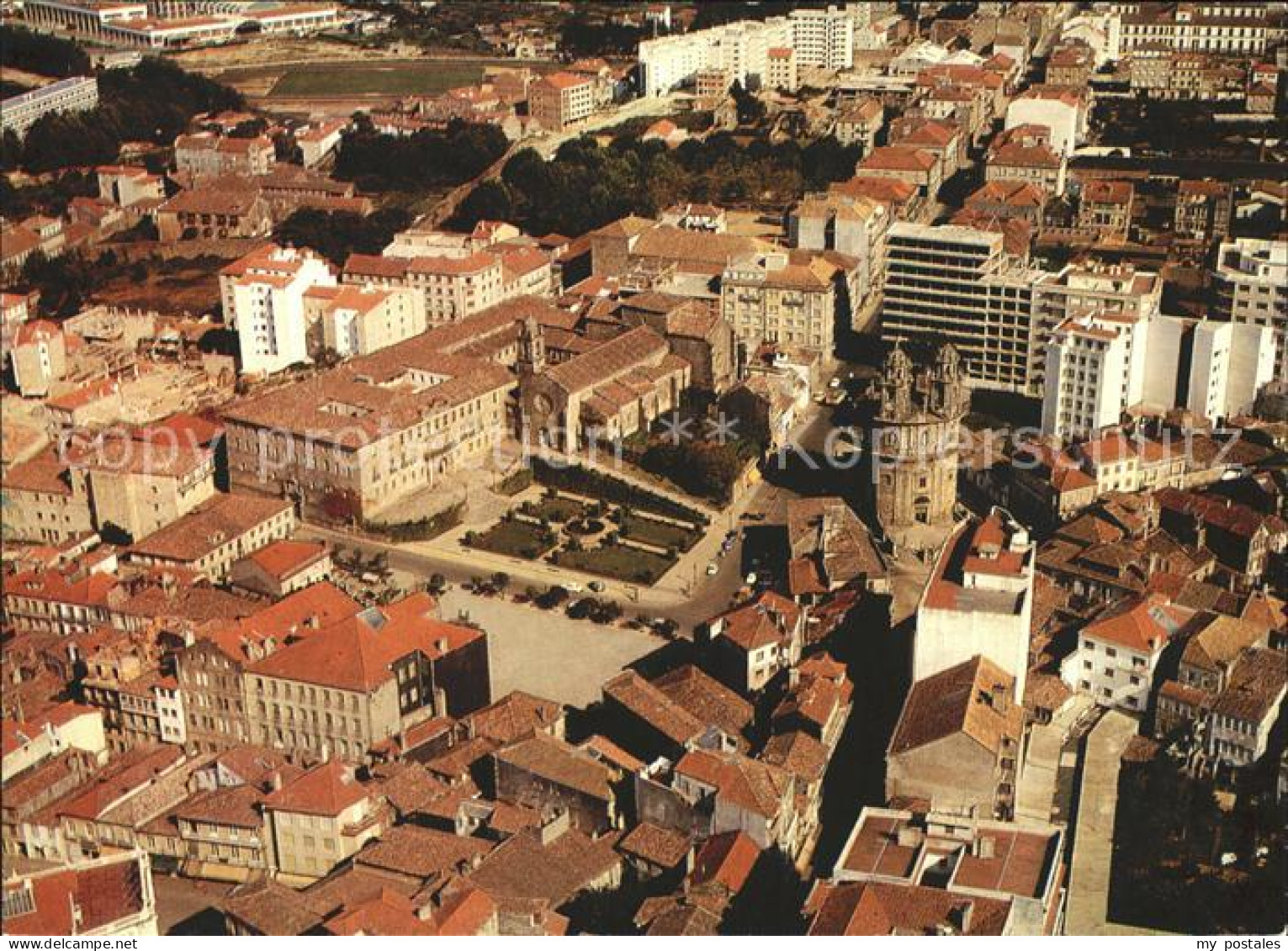 Pontevedra Fliegeraufnahme