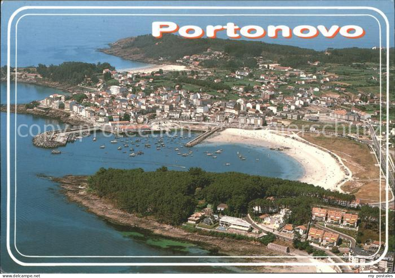 Pontevedra Fliegeraufnahme