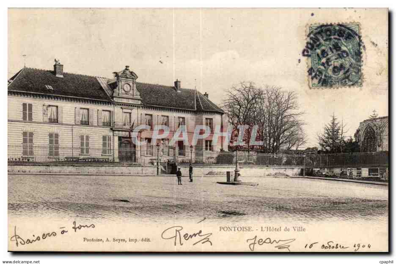 Pontoise CPA Hotel de ville