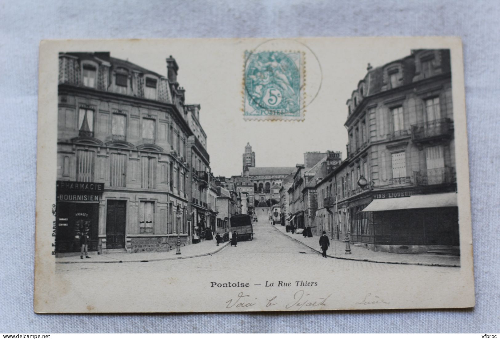 Pontoise, la rue Thiers, Val d'Oise 95