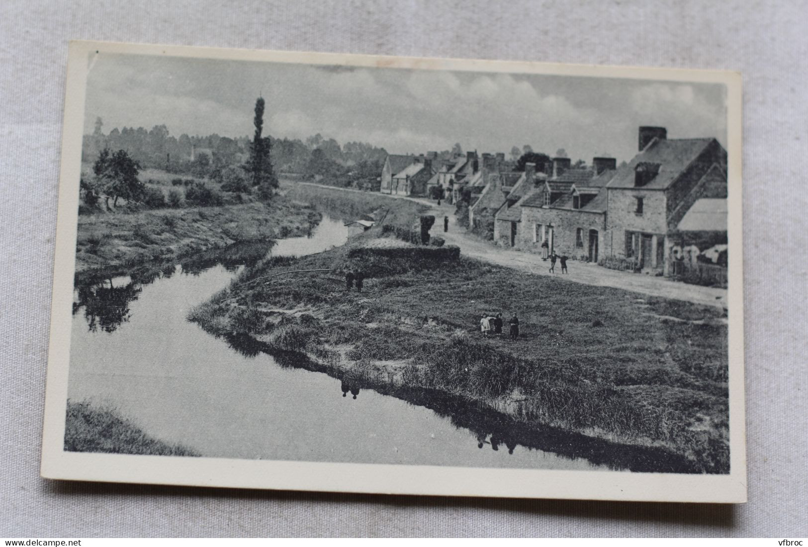 Pontorson, le Couesnon vu du pont du chemin de fer, Manche 50