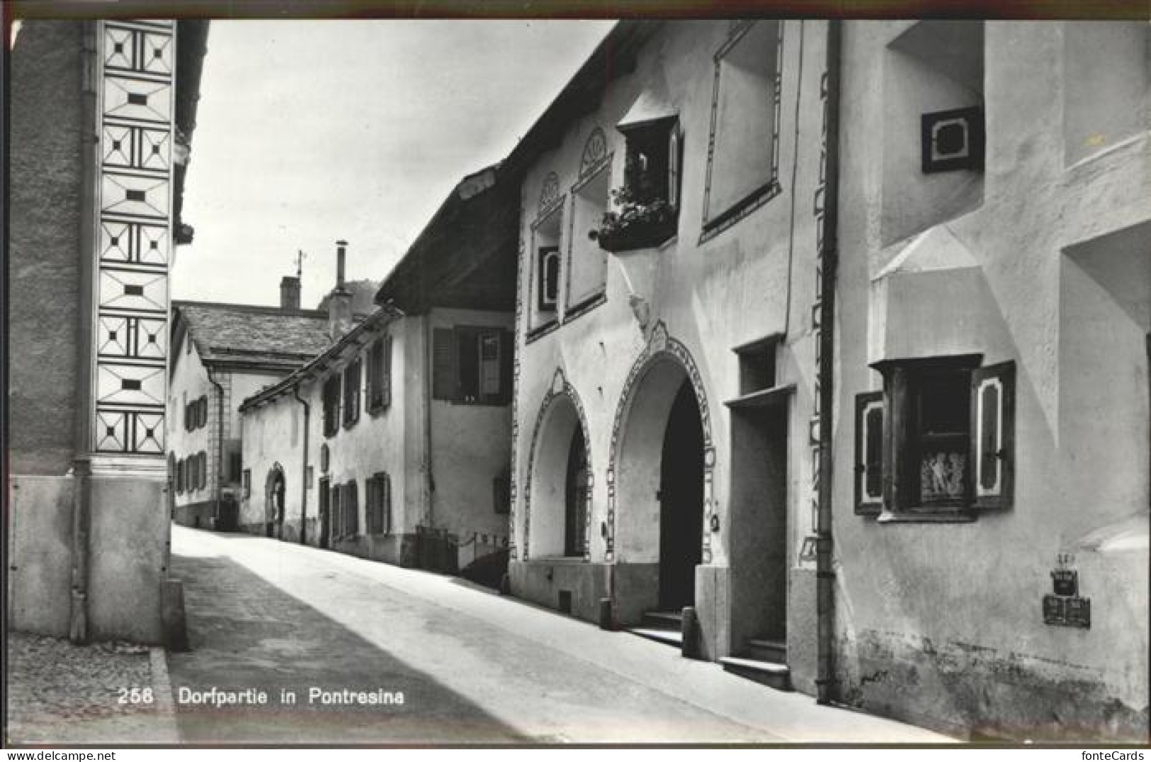 Pontresina Dorfpartie in Pontresina