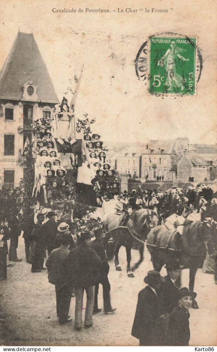 pontrieux * cavalcade de Pontrieux , le char " La France "
