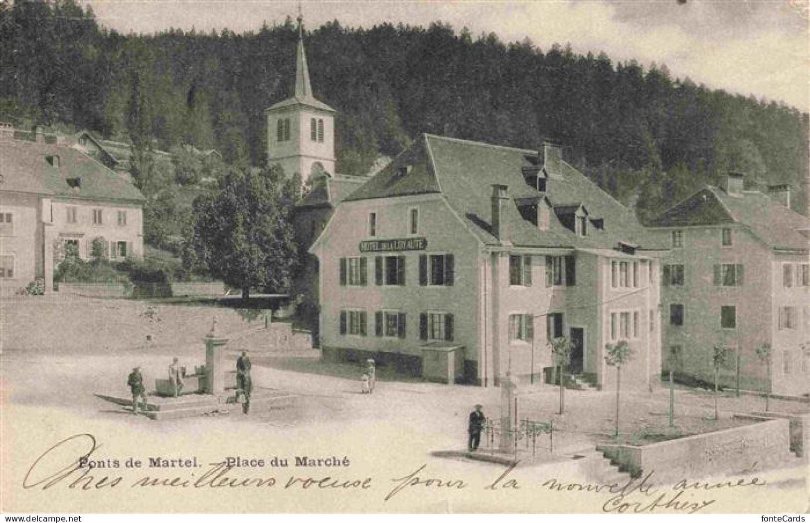 Ponts de Martel Le Locle NE Place du Marche