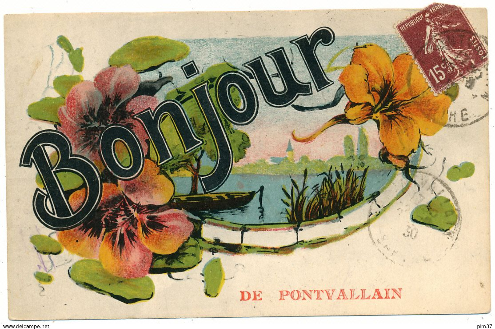 PONTVALLAIN - Bonjour de...
