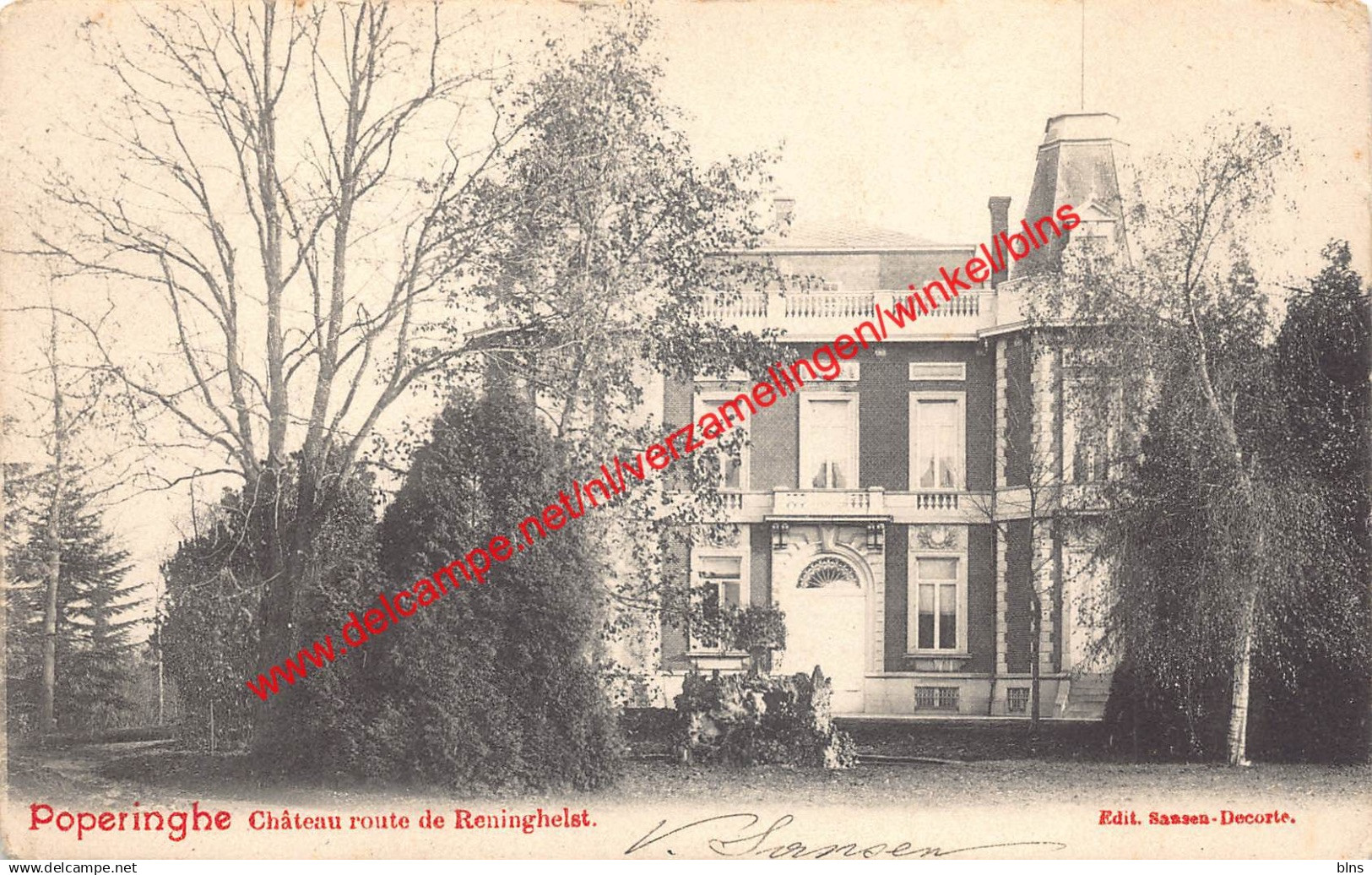 Poperinghe - Château route de Reninghelst - Poperinge