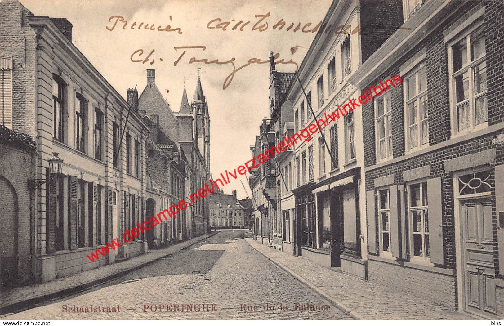 Poperinghe - Schaalstraat - Rue de la Balance - Poperinge