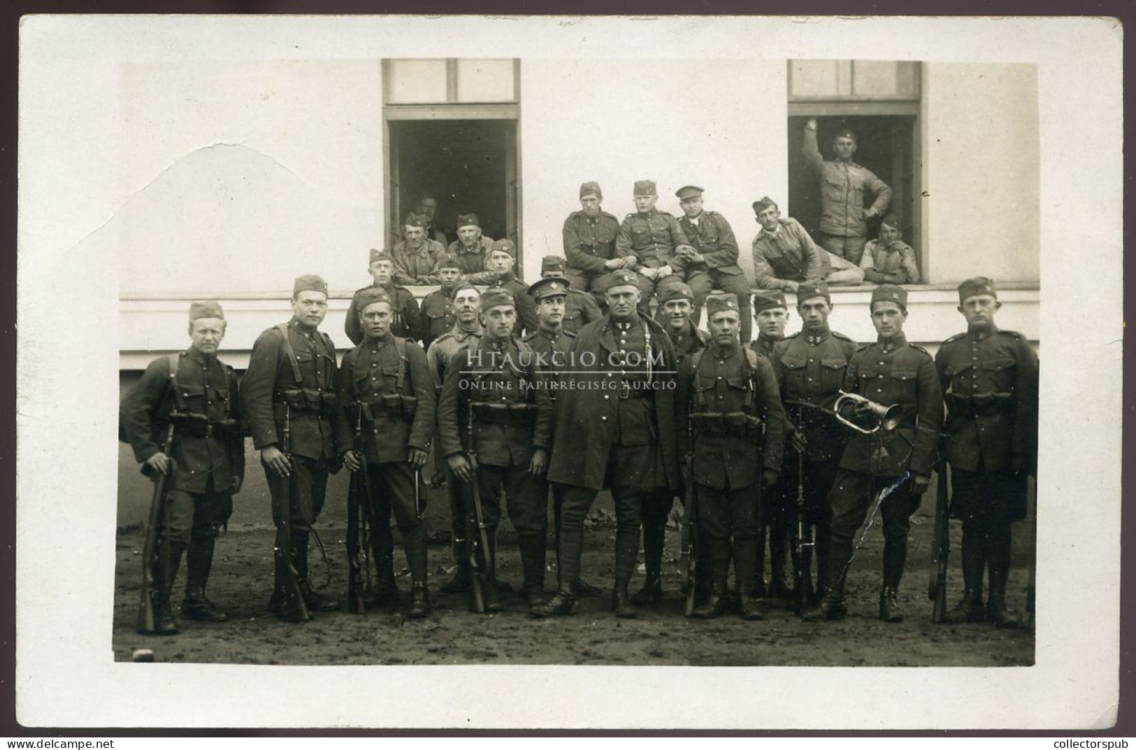 POPRÁD 1926. Katonák, fotós képeslap
