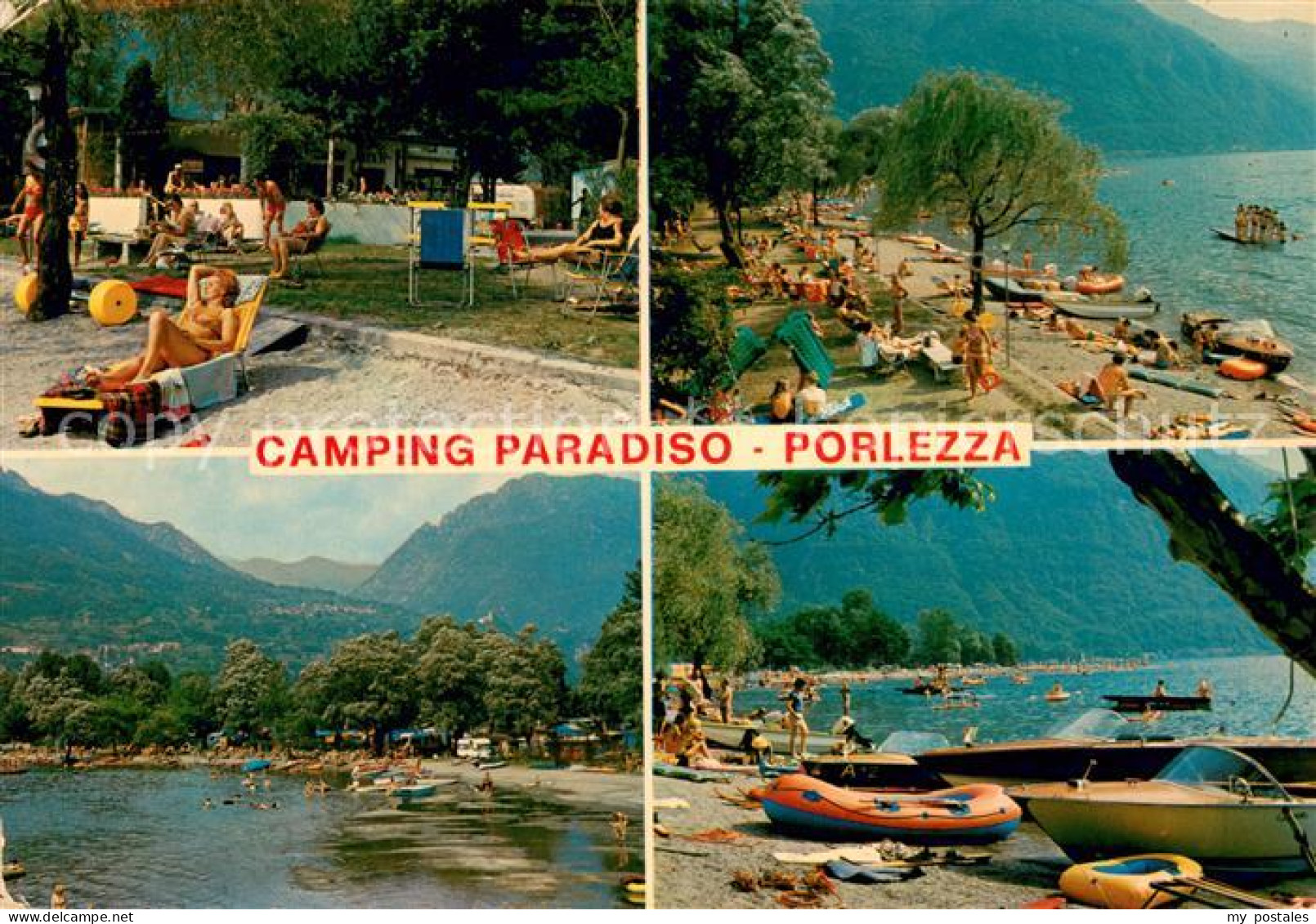 Porlezza Lago di Lugano Lago di Lugano Strandpartien