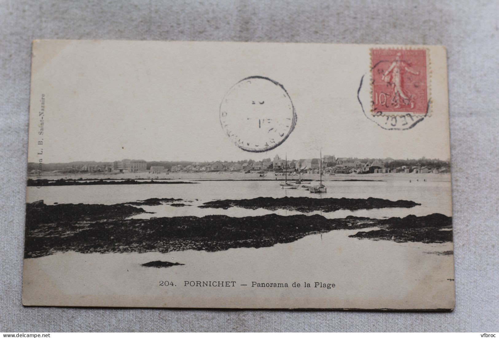Pornichet, panorama de la plage, Loire Atlantique 44