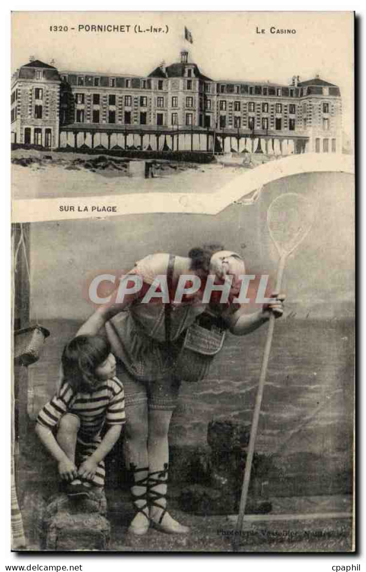 Pornichet - Pecheuse et Enfant - CPA