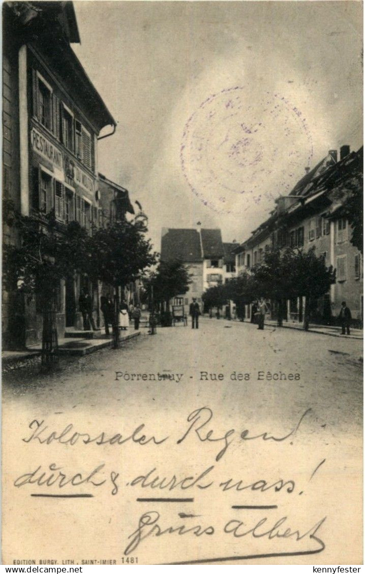 Porrentruy - Rue des Eches