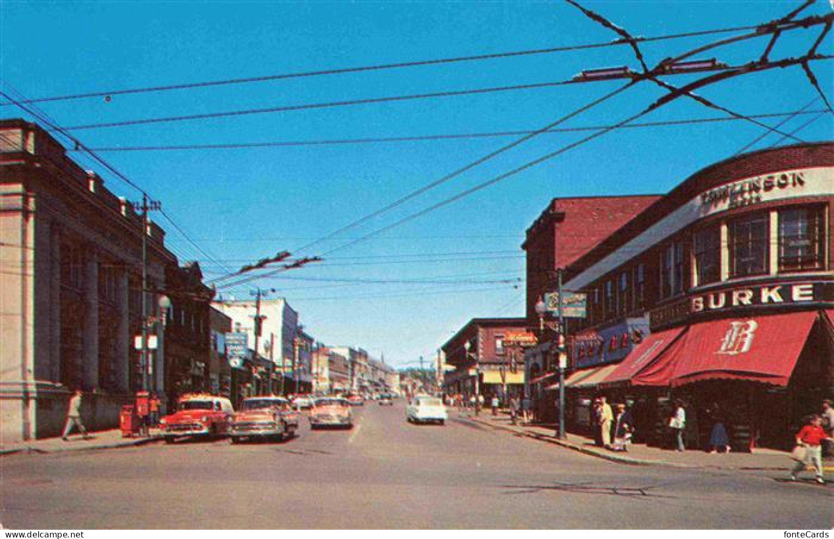 Port Arthur Ontario Canada Arthur-Street Geschaefte Strassenszene Autos Trolleyb