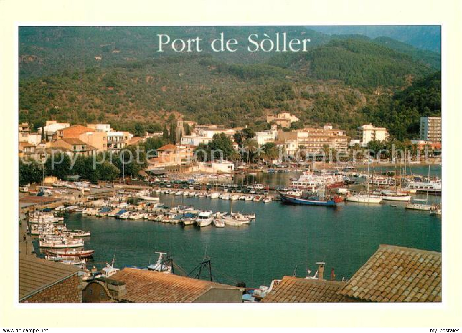 Port de Soller Fliegeraufnahme Port
