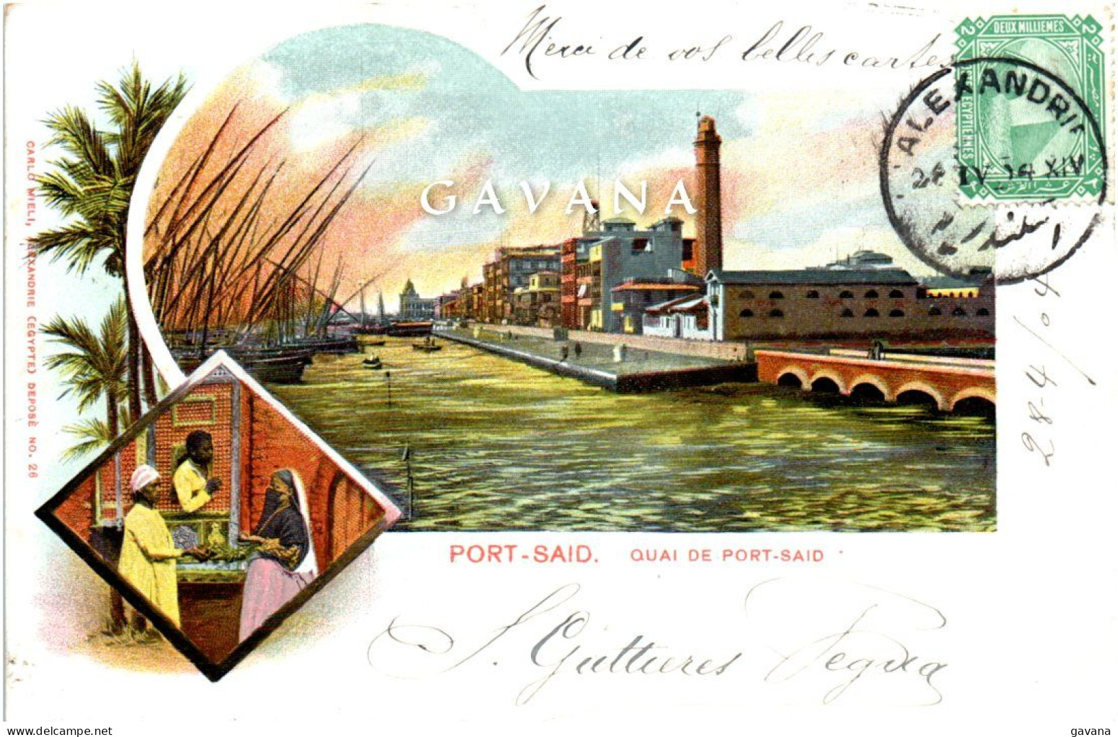 PORT-SAID - Quai de Port-Said