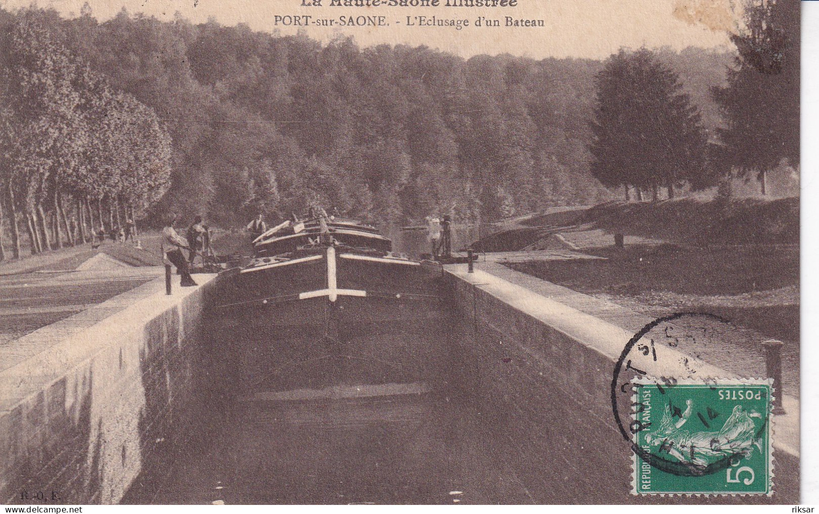 PORT SUR SAONE(BATEAU DE PENICHE)
