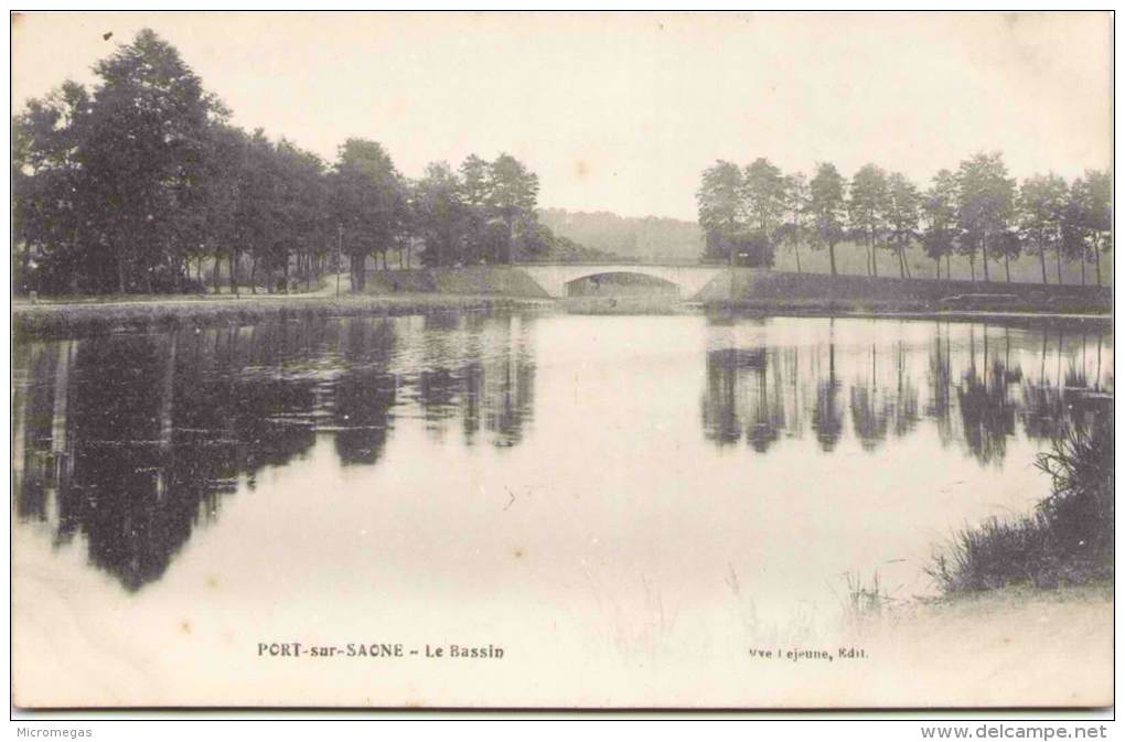 PORT-sur-SAÔNE - Le Bassin