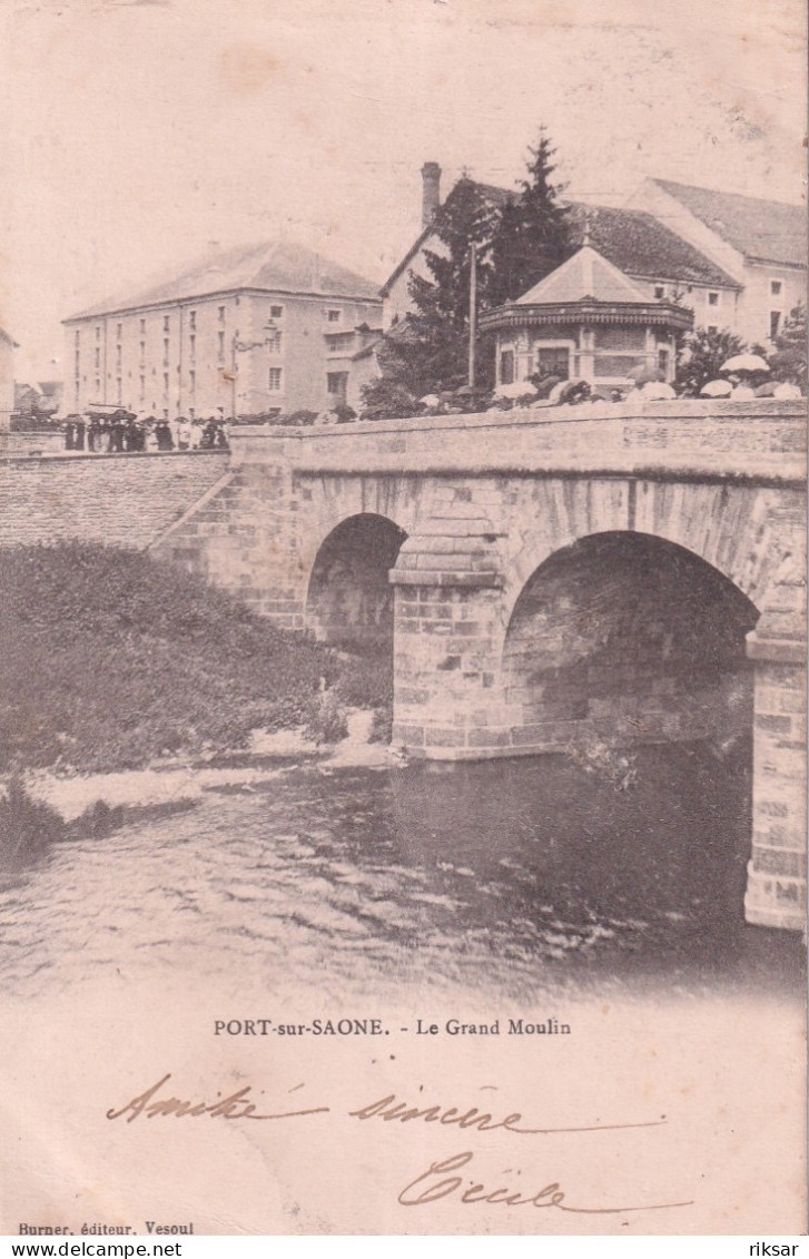 PORT SUR SAONE(TIRAGE 1900)