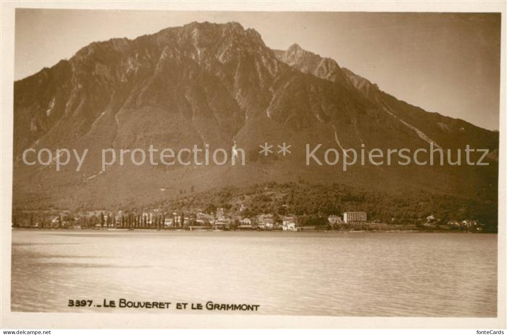 Port-Valais Lac Leman et le Grammont