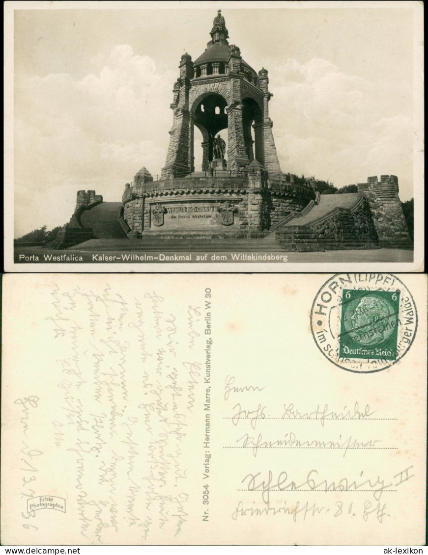 Porta Westfalica Deutschland - Nordrhein-Westfalen - Porta Westfalica 1936
