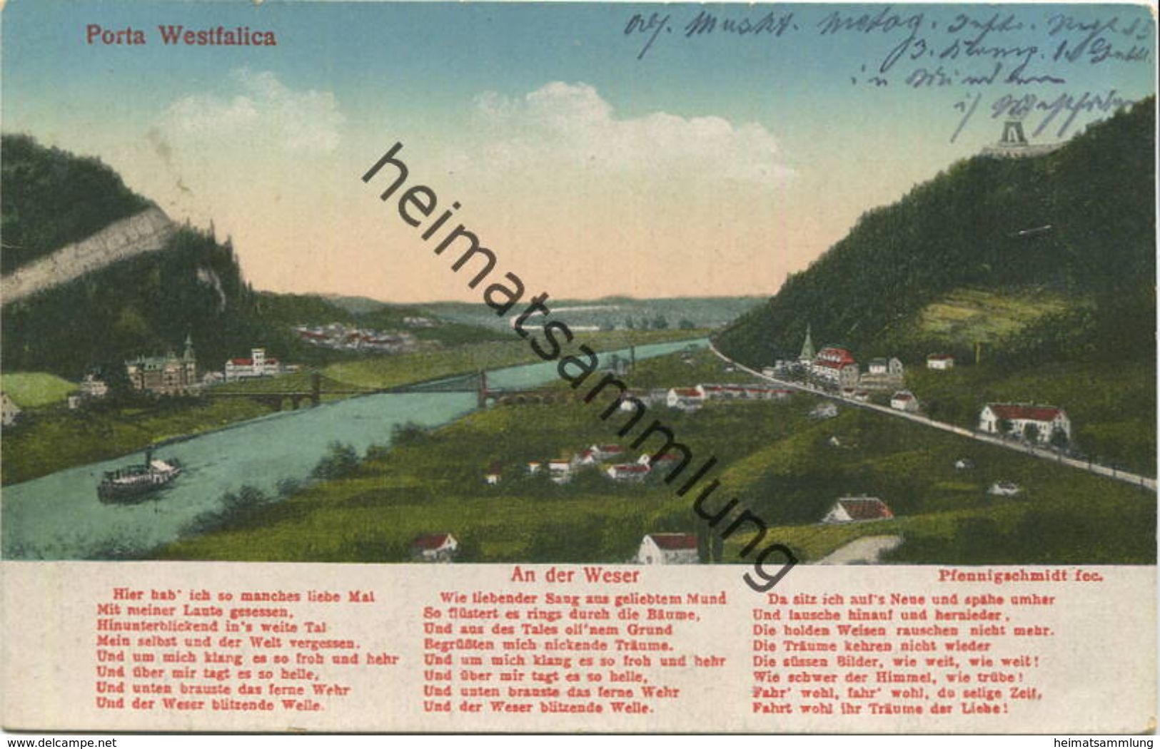 Porta Westfalica gel. 1919
