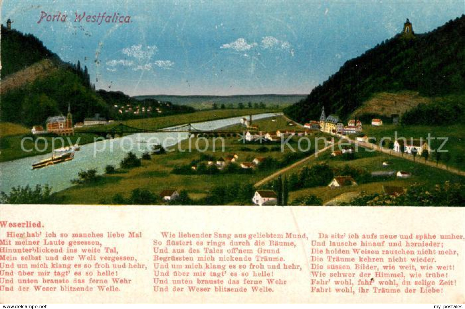 Porta Westfalica Weserlied