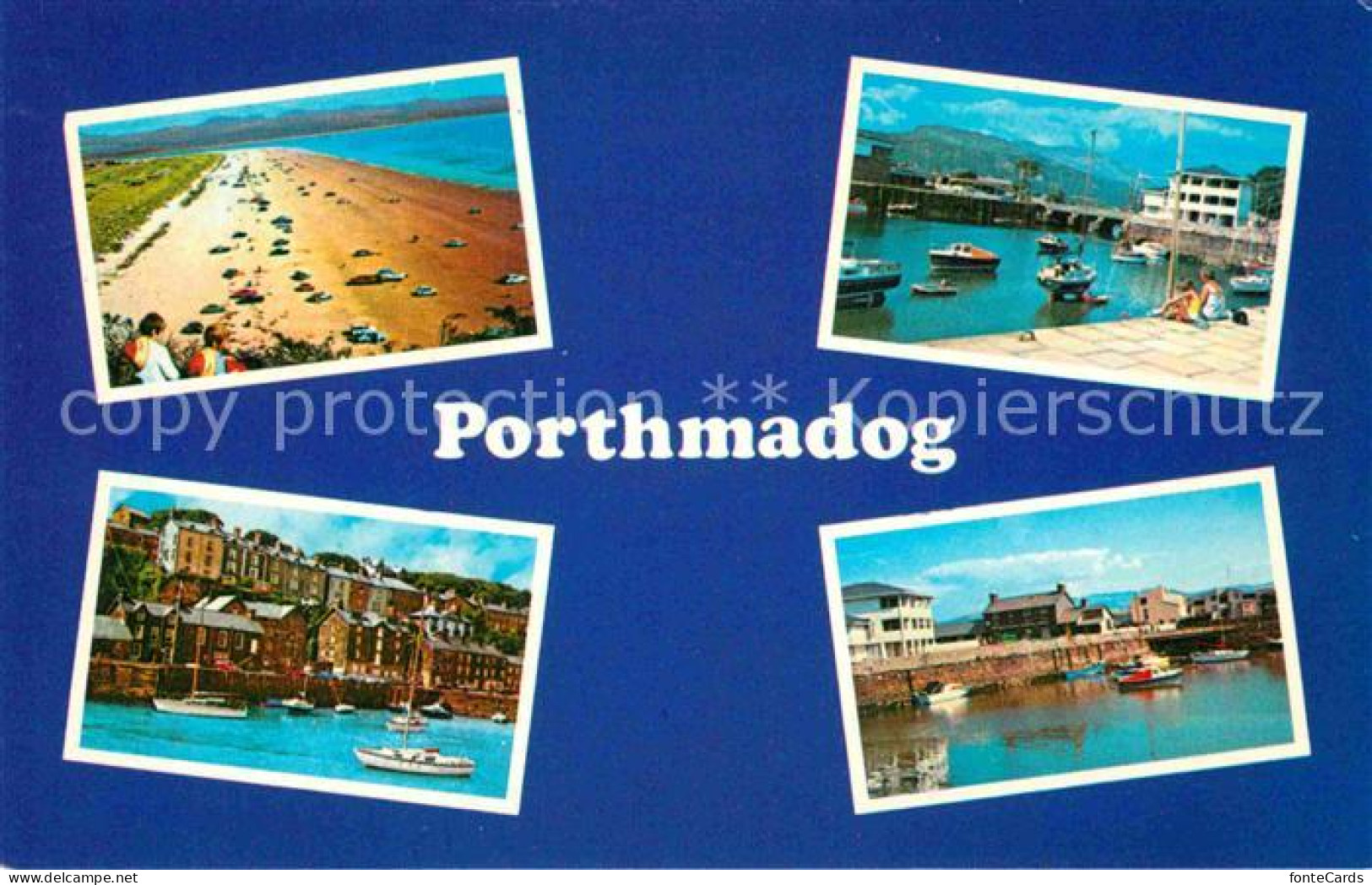 Porthmadog Gwynedd Beach Harbour