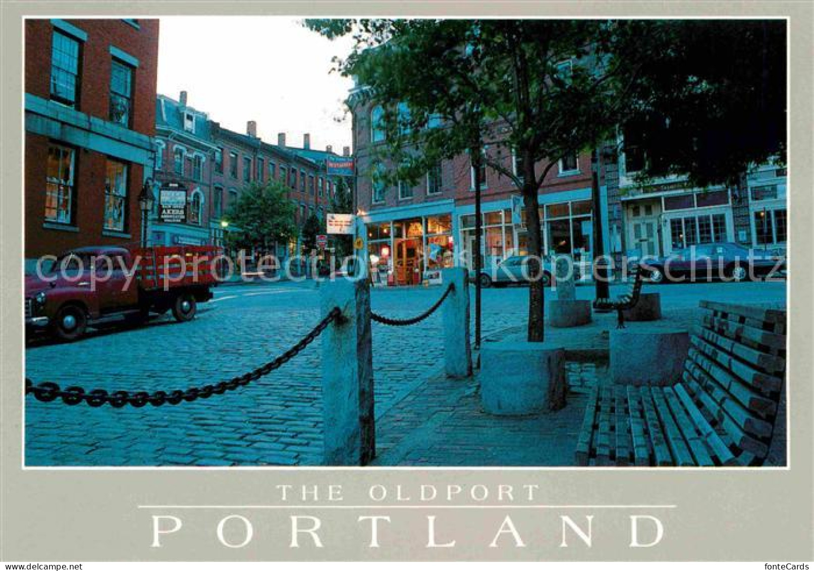 Portland Maine Teilansicht