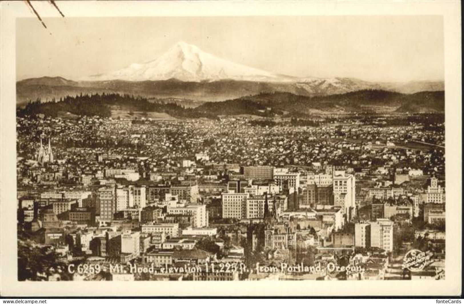 Portland Oregon Luftaufnahme