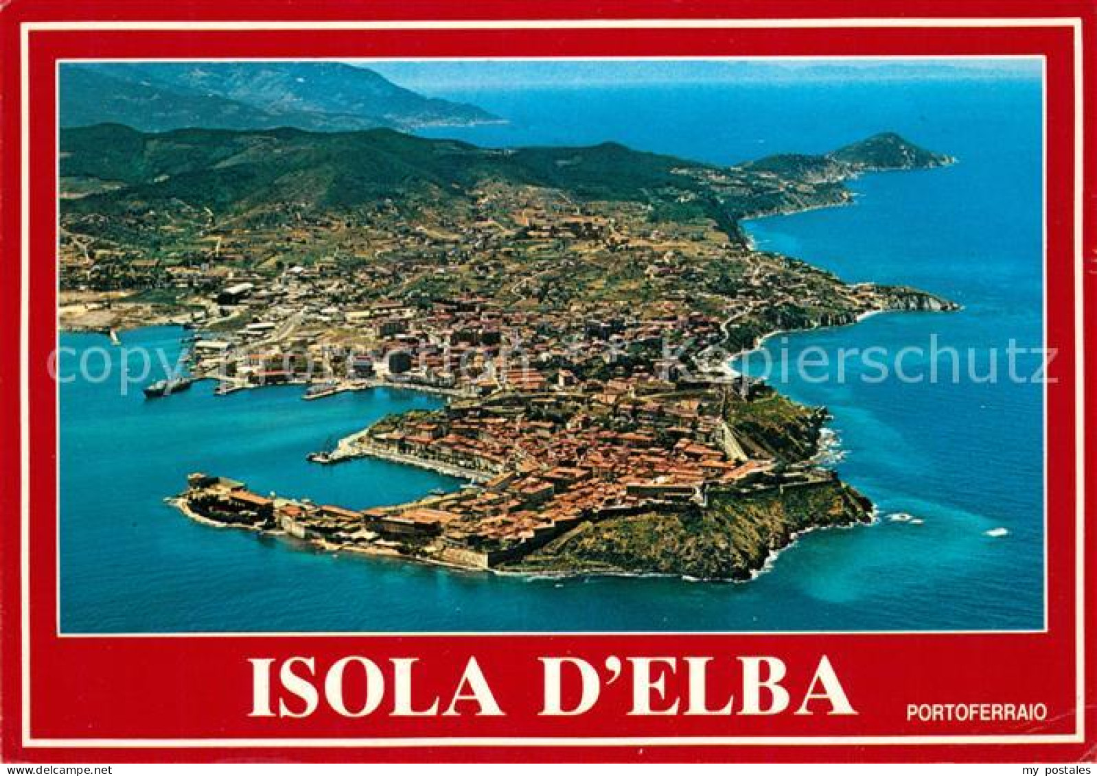 Portoferraio Toscana Fliegeraufnahme