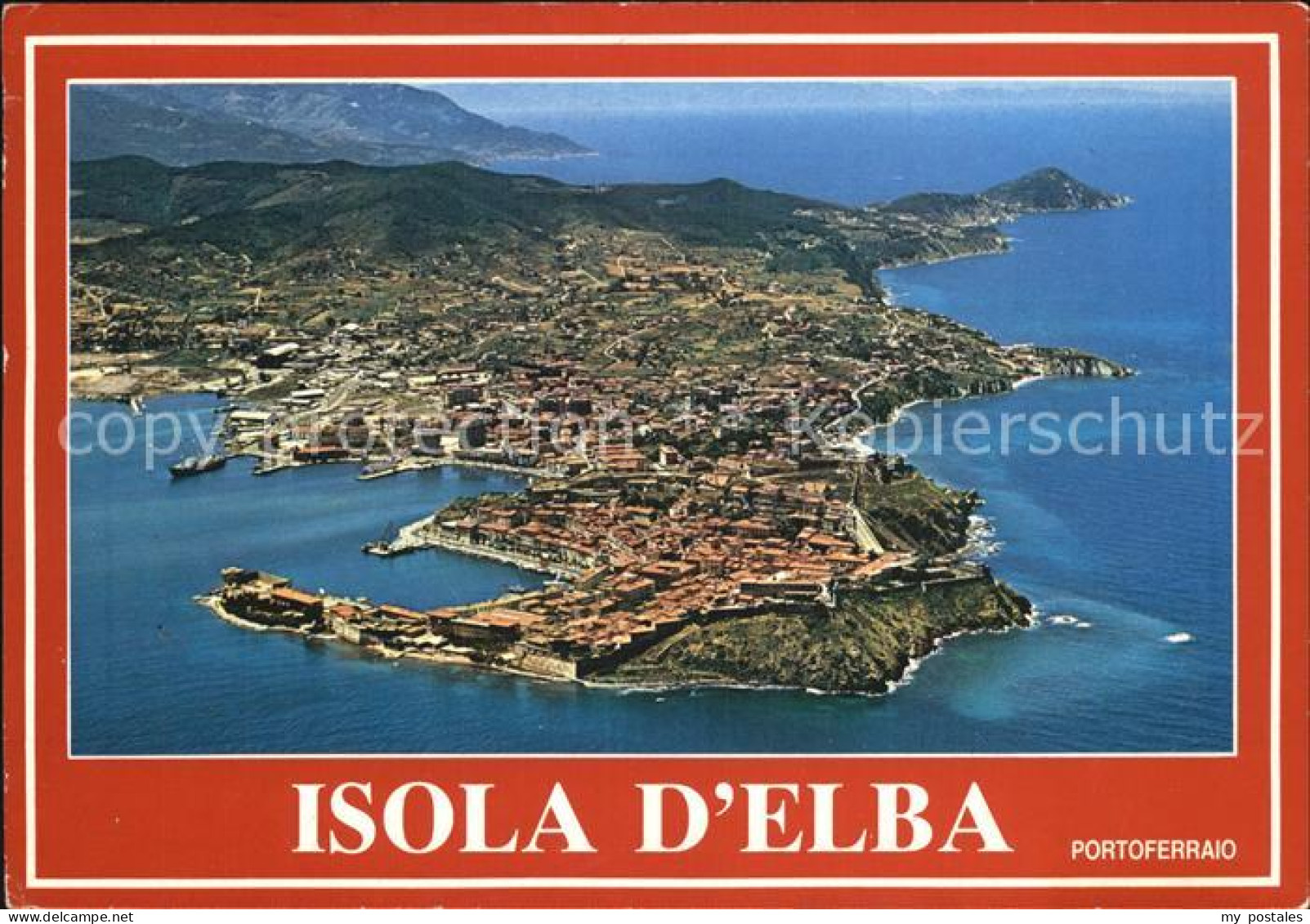 Portoferraio Toscana Fliegeraufnahme