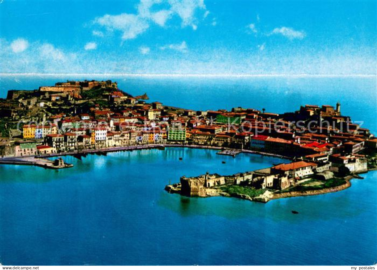 Portoferraio Toscana Fliegeraufnahme