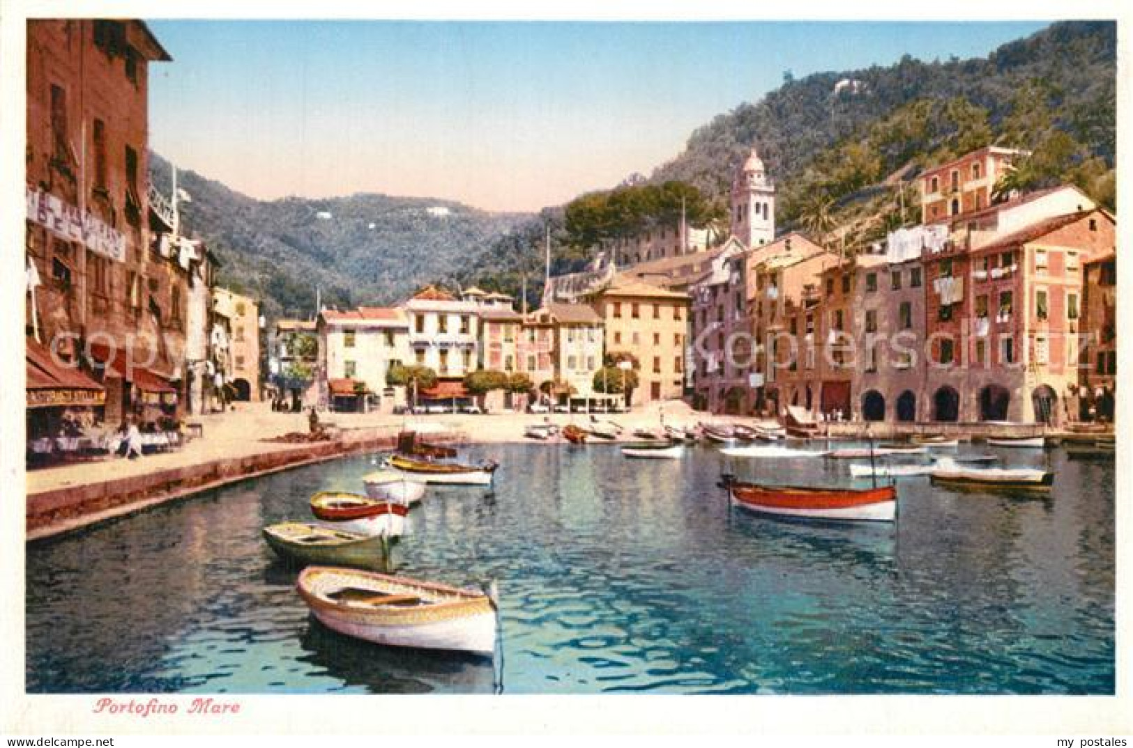 Portofino Liguria Stadtpanorama