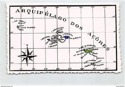 Açores - Mapa do arquipélago