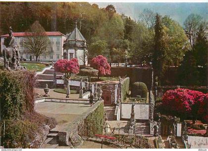 Portugal - Braga - Bom Jesus - Um trecho do escadório - CPM - Voir Scans Recto-Verso