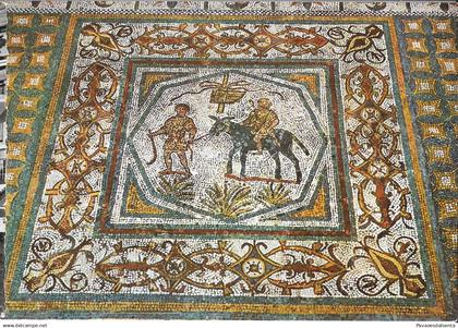 Conimbriga (Portugal) –  Mosaico do velho Sileno