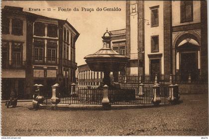 CPA EVORA - Fonte da Praca do Geraldo PORTUGAL (760809)