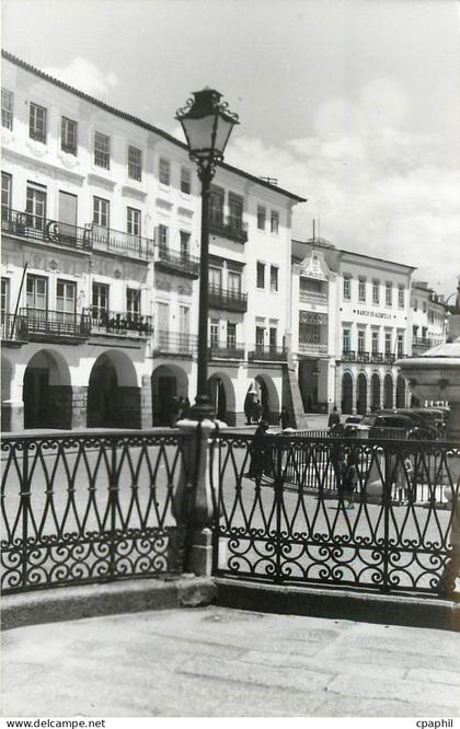 CPA Evora Portugal Um aspecio da Praca do Geraldo