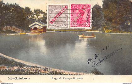 Portugal - LISBOA - Lago do Campo Grande - Ed. Rocha 546