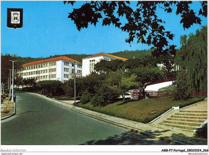 AMBP7-0602-PORTUGAL - PORTALEGRE - ecole industrielle et commerciale dans la place miguel bombarda