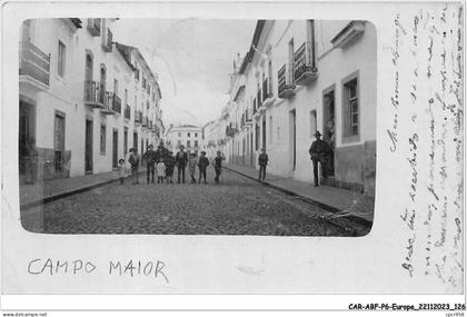 CAR-ABFP6-0663-PORTUGAL - CAMPO MAIOR - Une rue - CARTE PHOTO