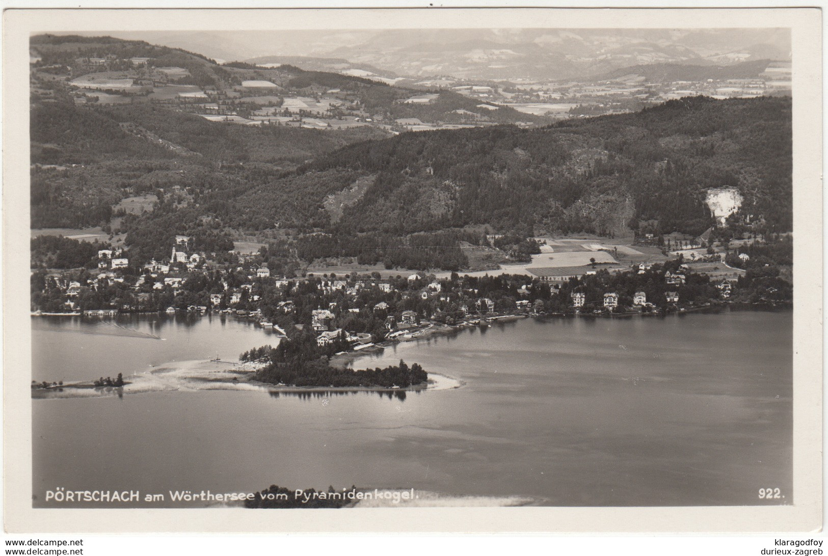 Pörtschach am Wörthersee old postcard unused b171025