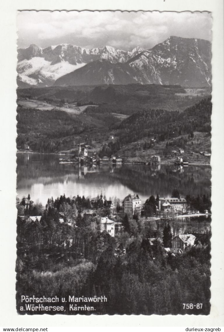 Pörtschach u. Mariawörth old postcard not posted b250220