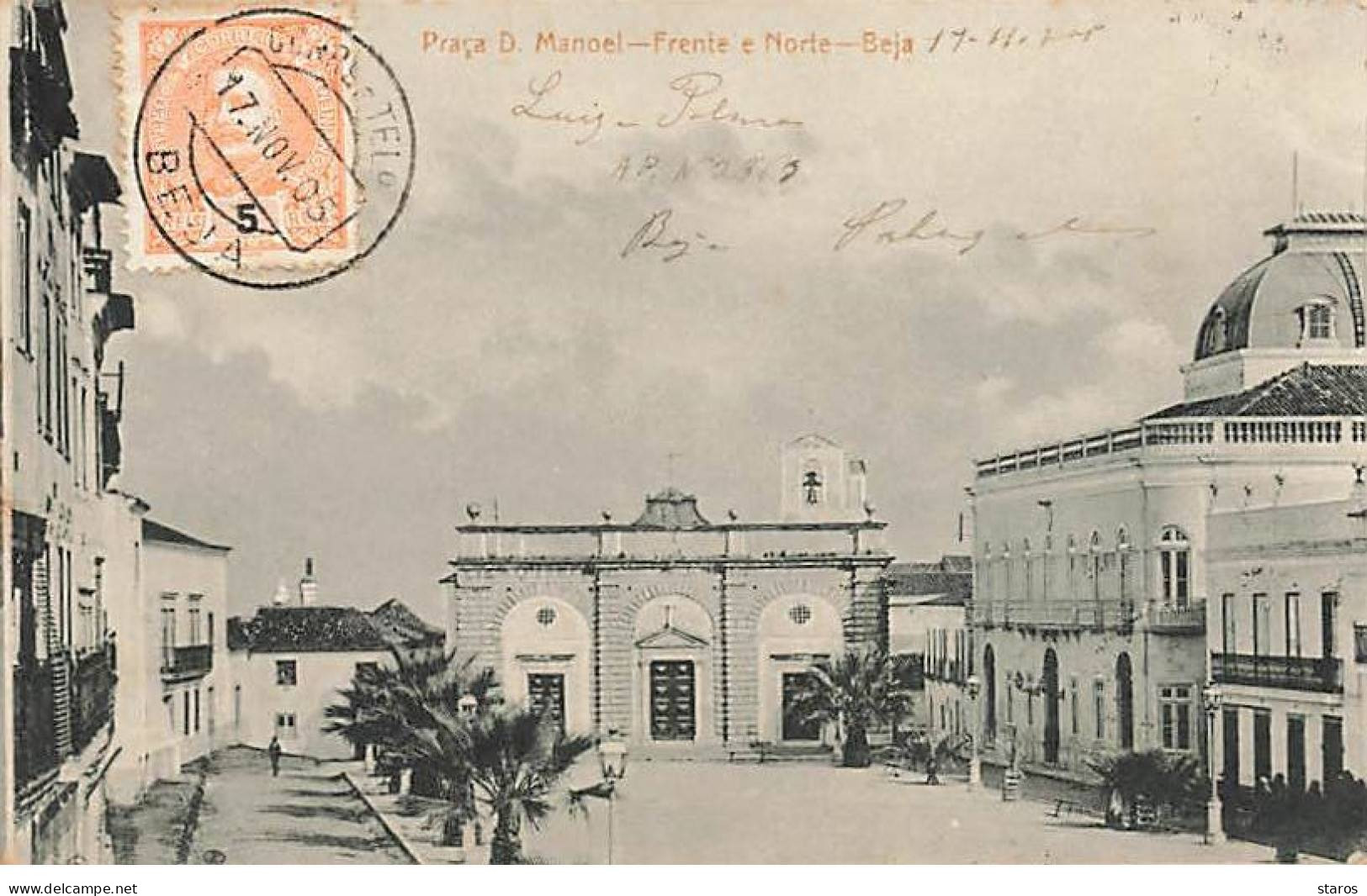 Portugal - BEJA - Praça D. Manoel - Frente e Norte