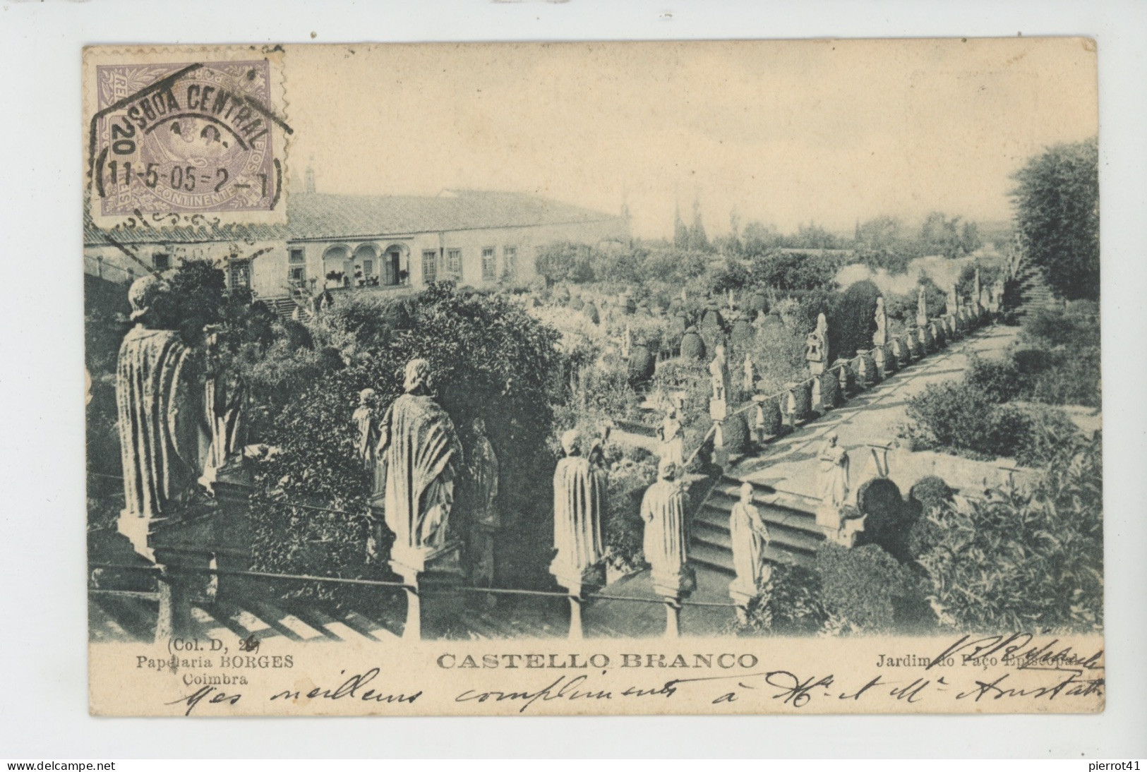 PORTUGAL - CASTELLO BRANCO - CASTELO BRANCO - Jardim do Paço Episcopal