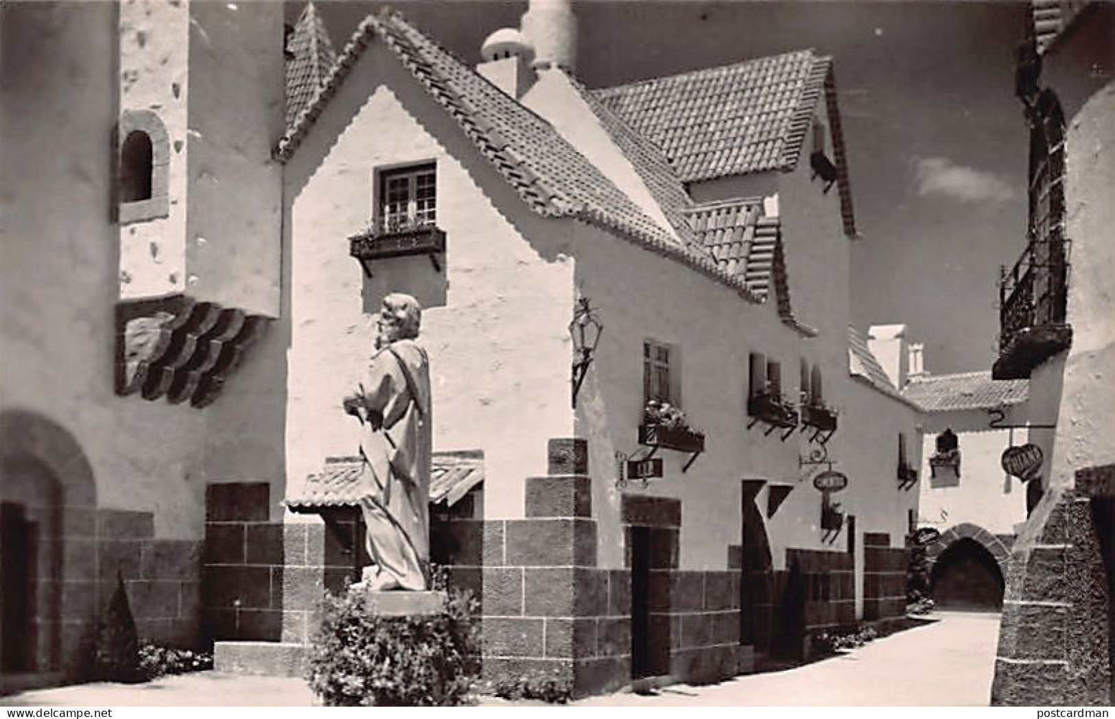 Portugal - LISBOA - Exposição do Mundo Português 1940 - Bairro Comercial e Industrial (Pormenor) - Ed. Lusitarte